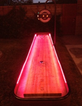 12-Ft Shuffleboard Table w/ color changing LED Lights