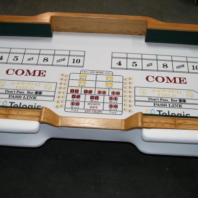 All White Craps Table (Up to 4 Hours w/ Dealers)